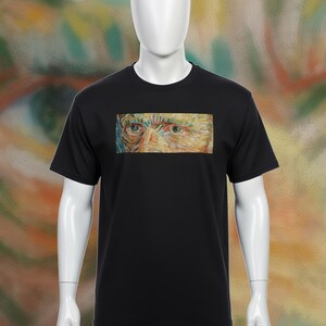 Uniseks Van Gogh-zelfportret-T-shirt (zwart)