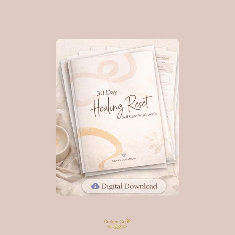 30 Day Healing Workbook | Guided Self Care Journal | Shadow Work ...
