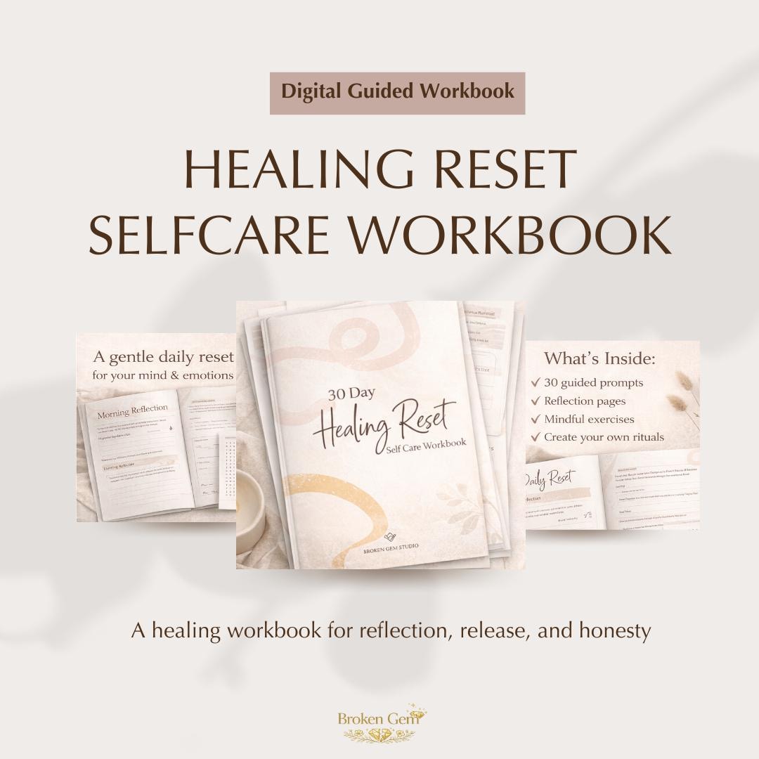 30 Day Healing Workbook | Guided Self Care Journal | Shadow Work ...