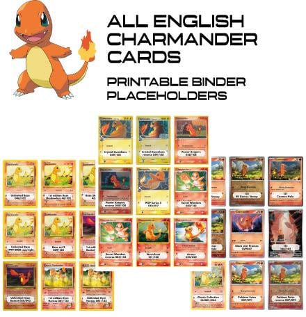 Charmander Card Binder - Etsy Charmander Card Binder - Etsy