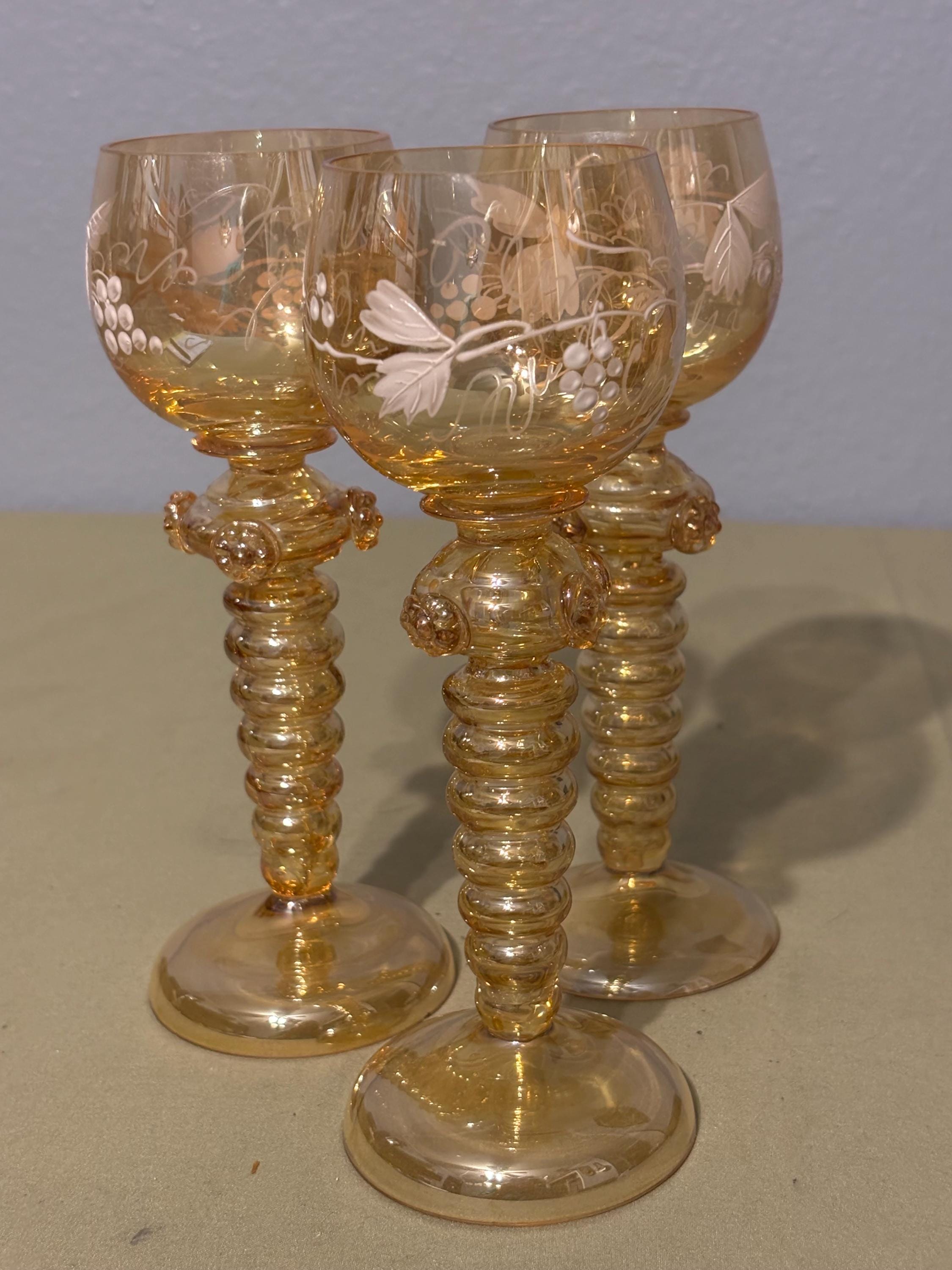 Fritz Heckert Glass - Etsy