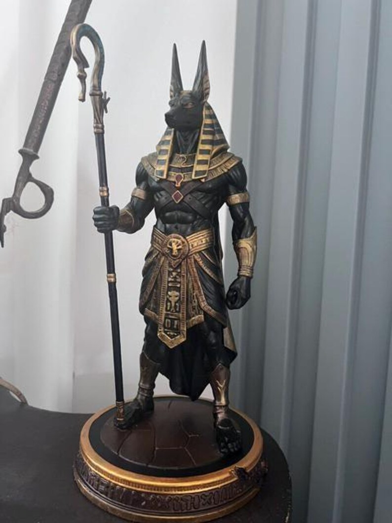 Anubis Egyptian God STL File – 3D Print Afterlife Figurine, Mythology Collectible image 2