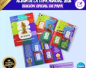 World Cup 2026 Custom Photo Album Dad, Fathers Day Present, Personalized Canva Template, Instant Download
