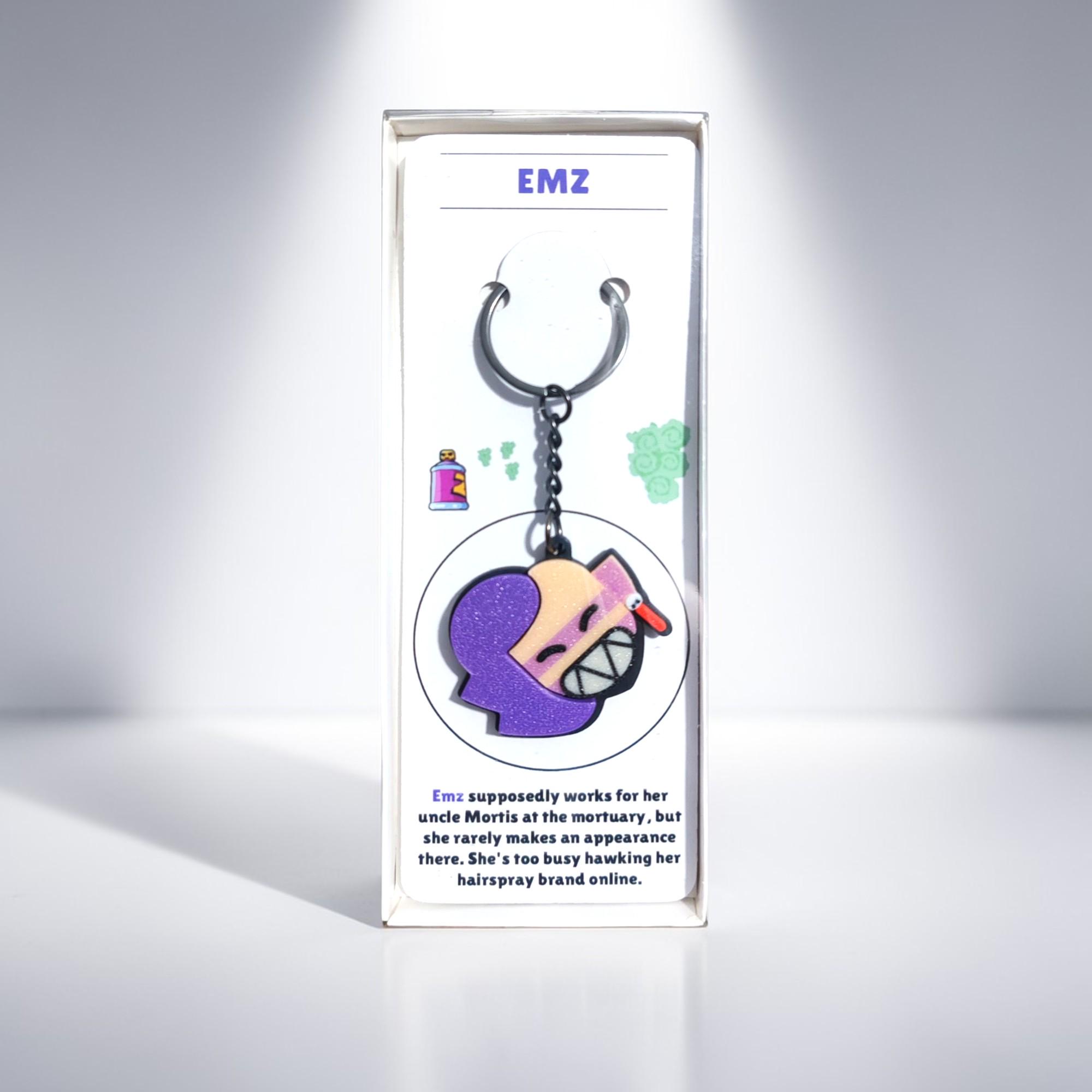 Brawl Stars Emz Keychain – Crafted Edition – Custom Presentation Box - Etsy
