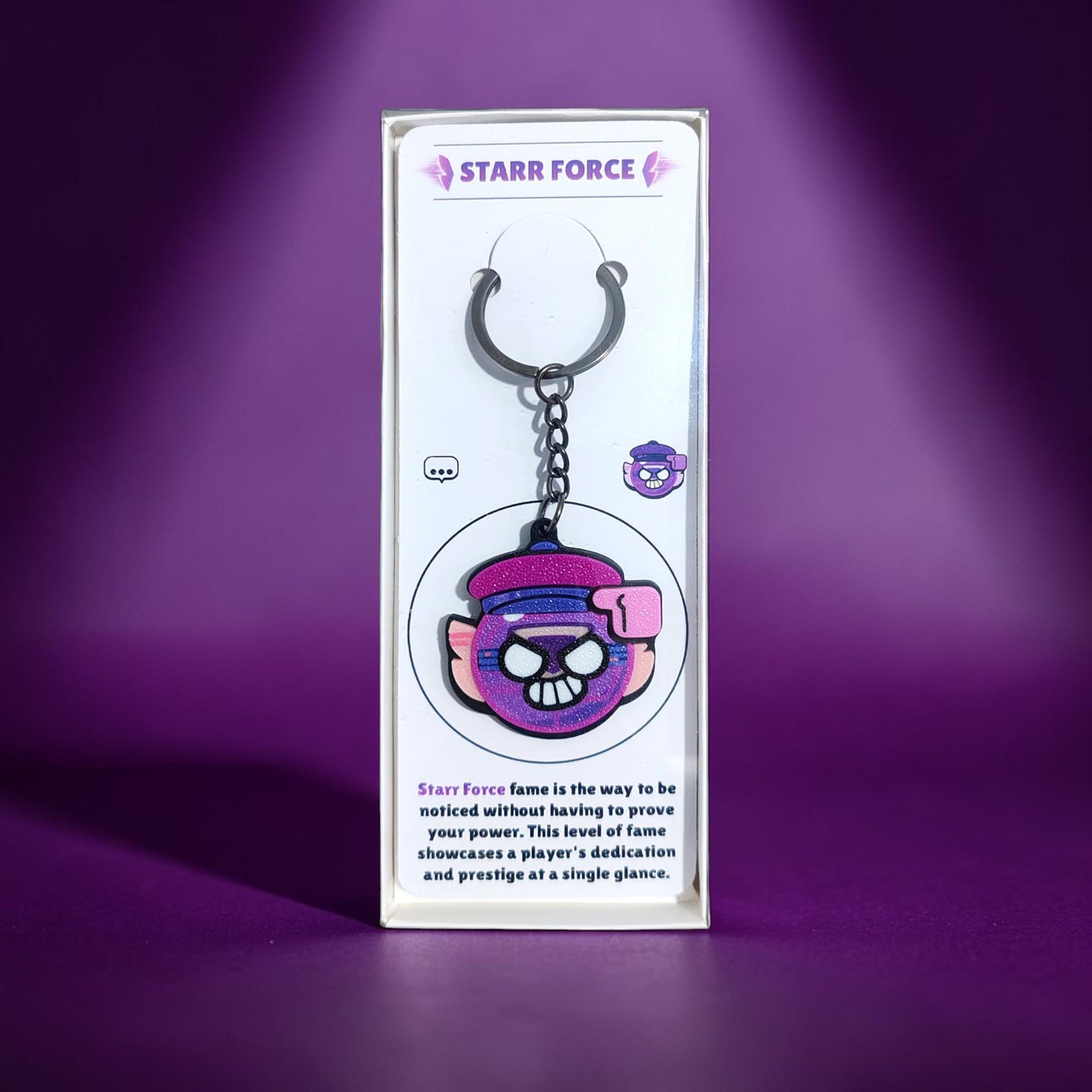 Brawl Stars Starr Force Fame Keychain – Crafted Edition – Custom ...