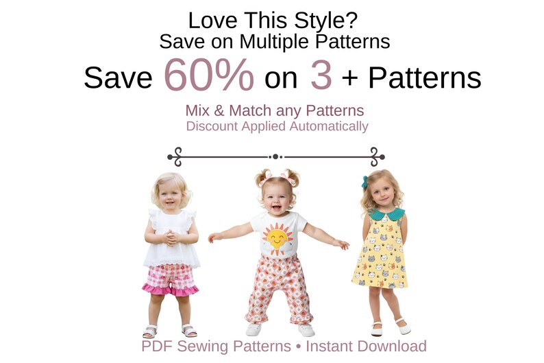 Boys Pants and Shorts Sewing pattern, Girls or Boys Lounge Pajama Pants. PDF Digital Sewing Pattern. Instant Download. Trevor image 2