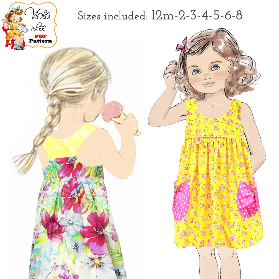 Razor Back Dress & Top PDF Sewing Pattern. Instant Download. Sonia ...