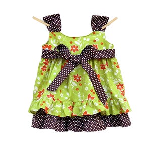 Girls Dress & Top PDF Sewing Pattern. Digital Instant Download. Zoe image 5