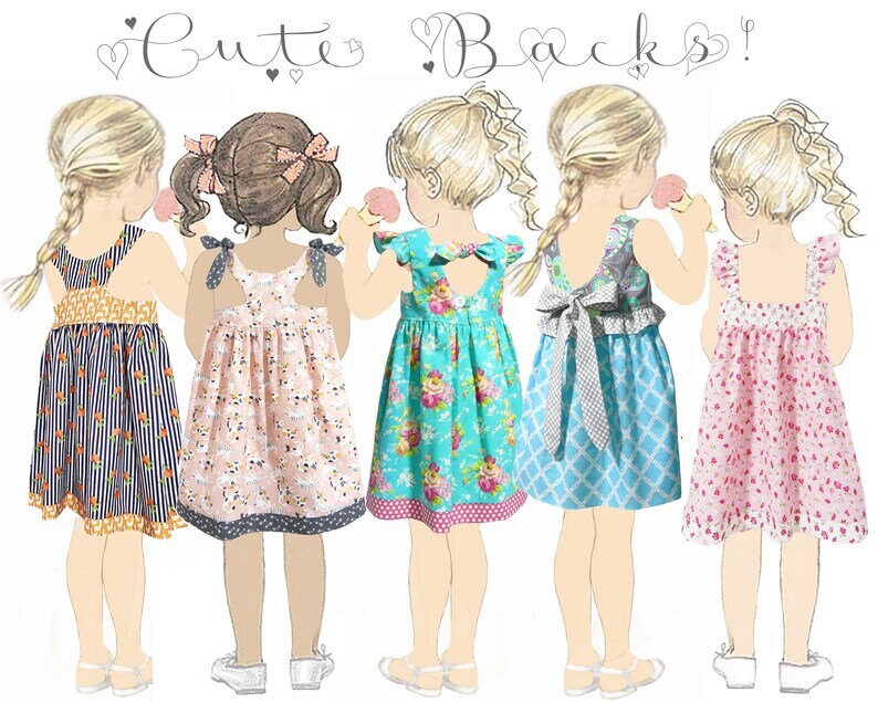 Girl's Ruffle Pants PDF Sewing Pattern. Single or Double Ruffles. Sizes included 12m-8 Becky image 9