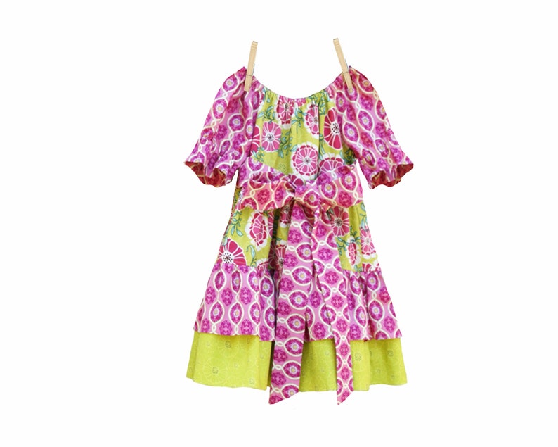 Boutique Style Peasant Dress. Pdf Sewing Pattern. Instant Etsy