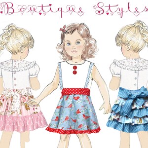 Vintage Style Peasant Dress & Top PDF Sewing Pattern. Instant Download. Tessa image 9