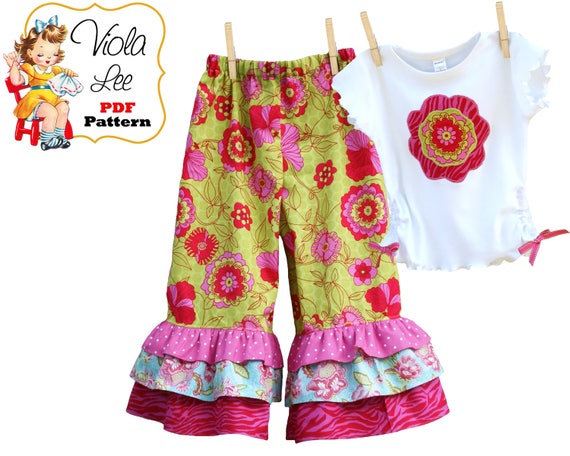 cheap ruffle pants for toddlers