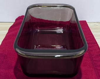 VTG PYREX Corning Amber Brown Loaf / Bread Pan #213 1.5L 8.5" x 4.5" 22x11x6 cm