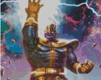 Infinity Gauntlet Power Cross Stitch Pattern