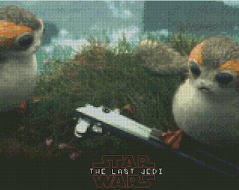 Porg Lightsaber Cross Stitch Pattern - Etsy