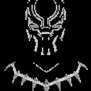 Simple Black Panther Cross Stitch Pattern - VERY EASY PATTERN