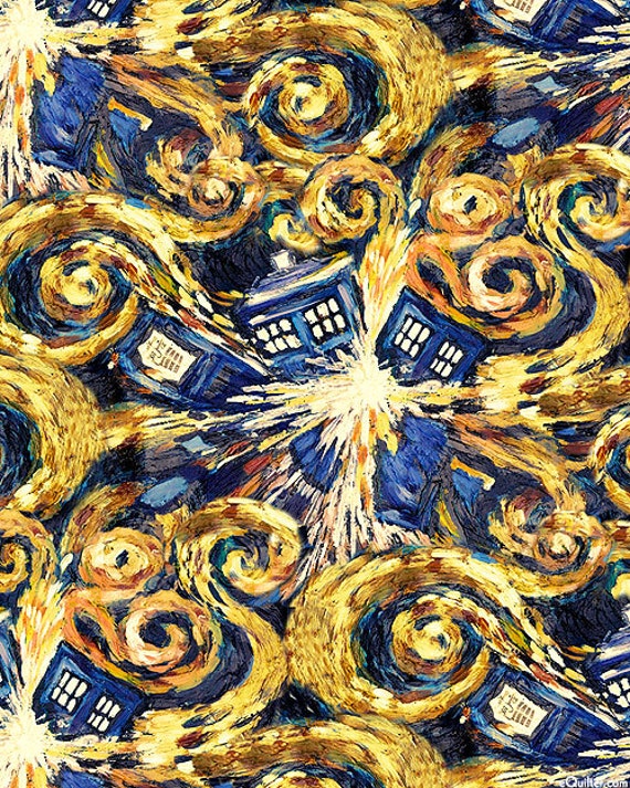 Bi-Fold Wallet Van Gogh Exploding TARDIS