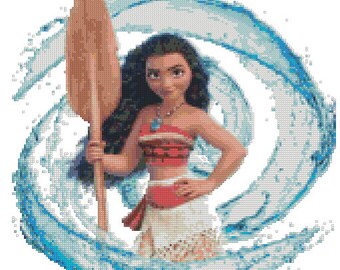 Moana Cross Stitch