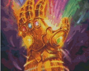 Infinity Gauntlet Kreuzstichmuster
