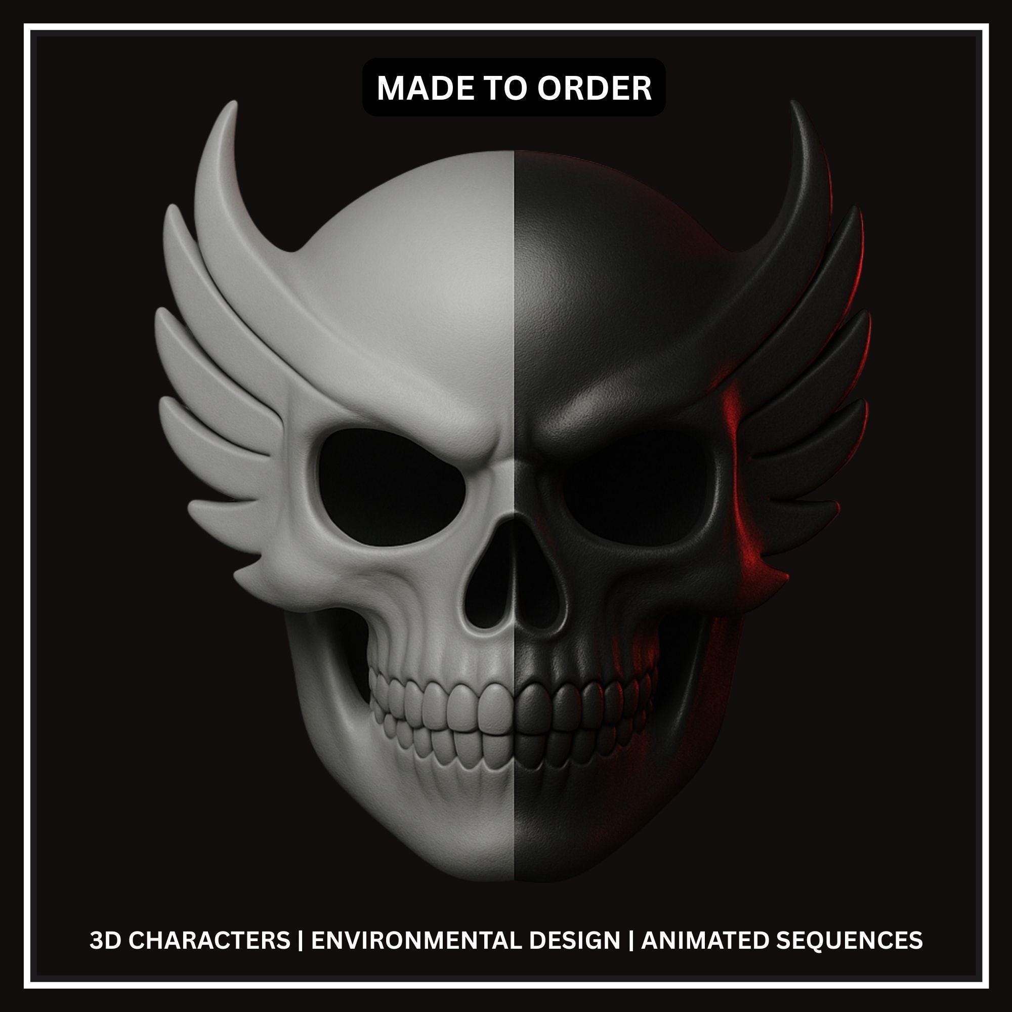 Custom 3D Mask Design Service Custom Sci-fi Character Mask, High Detail ...