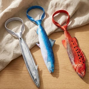 Cravatta divertente da pesca per uomo, cravatta con pesci, cravatta con animali marini, regalo unico per pescatore, regalo per amante della pesca, cravatta di tendenza