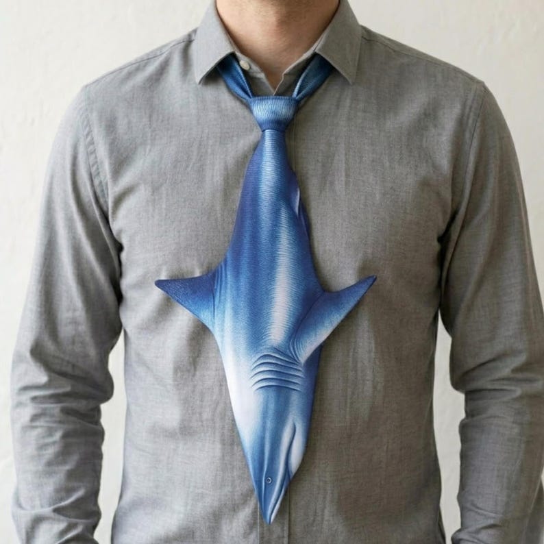 Tie that looks like a fish