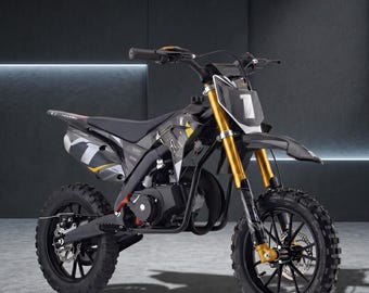 New Electric Supercross Pro Racing Kids Finger Bike High Detail Off-Road E-Moto 3D Model .STL File Instant Download
