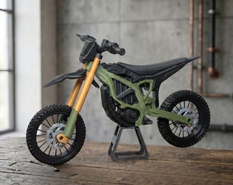 Mini Surron Ultra Bee Electric Dirt Bike 3D Print Model, Working Suspension (Digital Download)