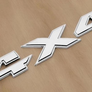 Chrom 4X4 hintere Heckklappe Emblem Abzeichen Namensschild Fit 2013-2018 1500 2500 3500 Truck-Unique