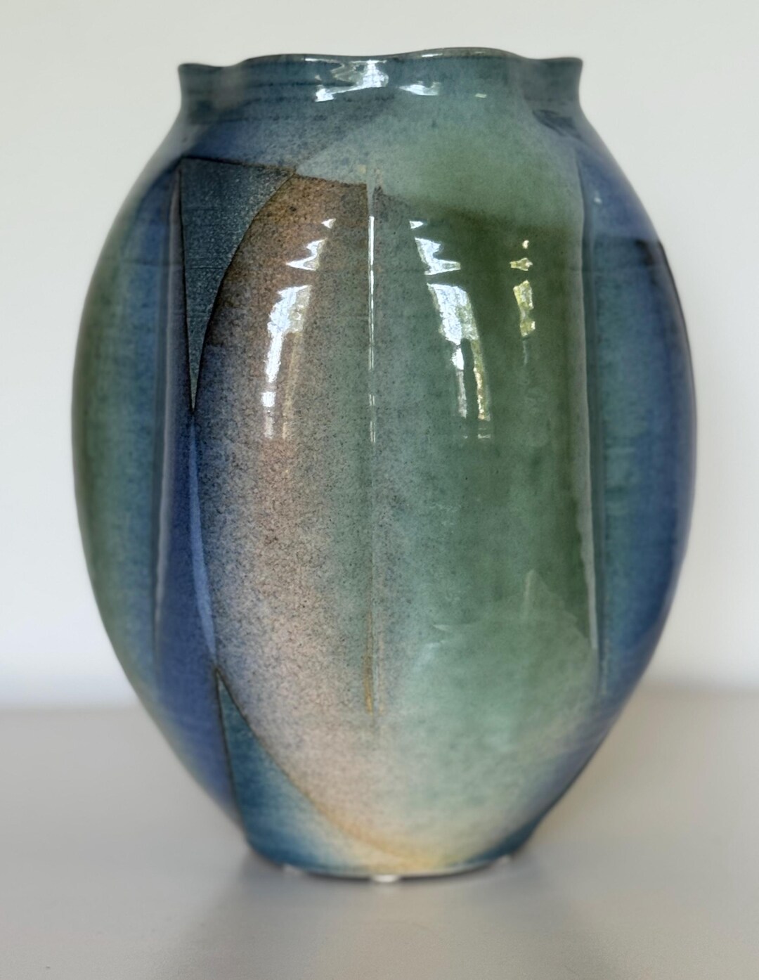 Handmade Signed Studio Art Pottery Vase - Etsy