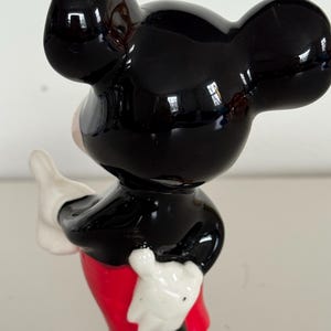 Vintage Mickey Mouse Ceramic Figurine Walt Disney Productions Made in Japan image 6