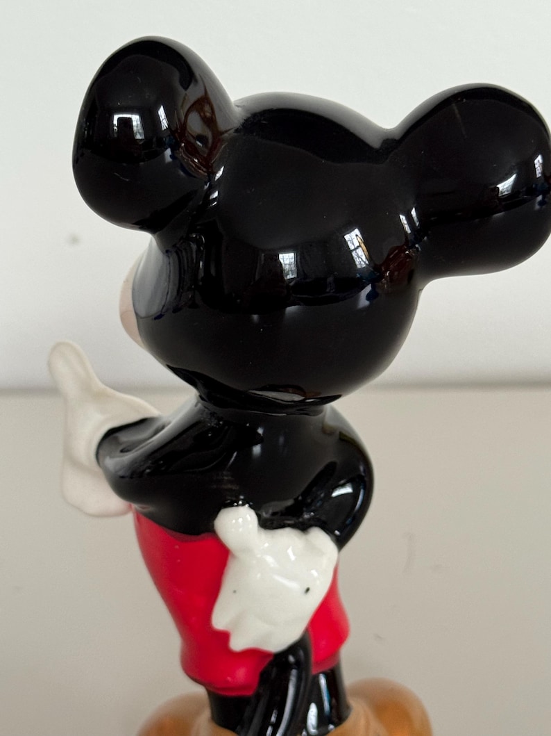 Vintage Mickey Mouse Ceramic Figurine Walt Disney Productions Made in Japan image 6