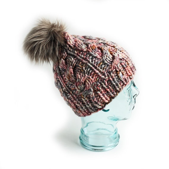 Cable Knit Hat Deluxe Amsterdam Cable Hat Knitted Cable Etsy