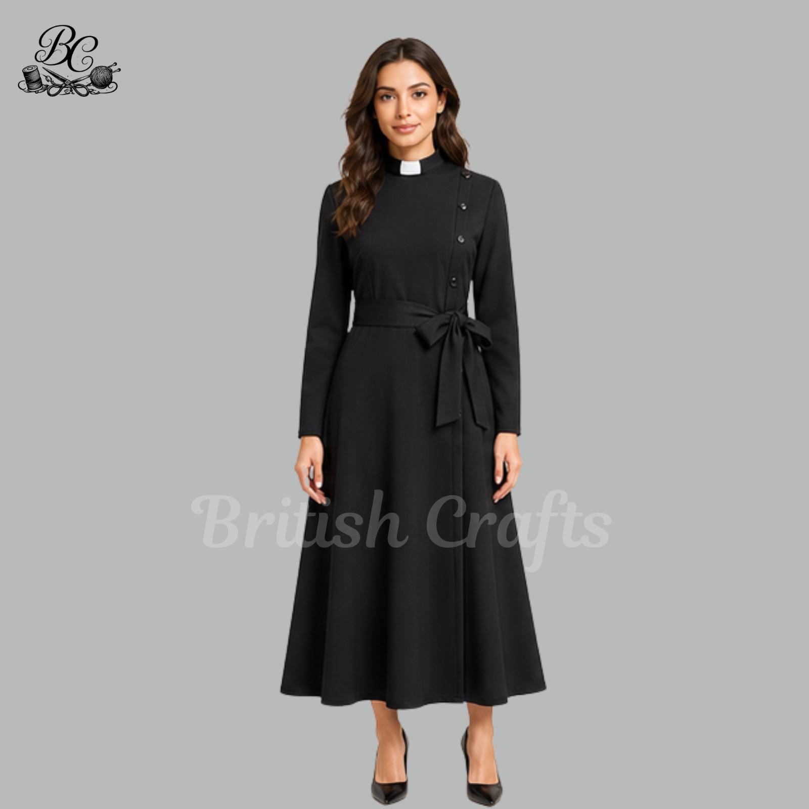 sachin and babi light blue dress Black Church Dresses Elegant Official Work Female Fashion Formal Ladies  Office Wears Career Women Dresses main image 1