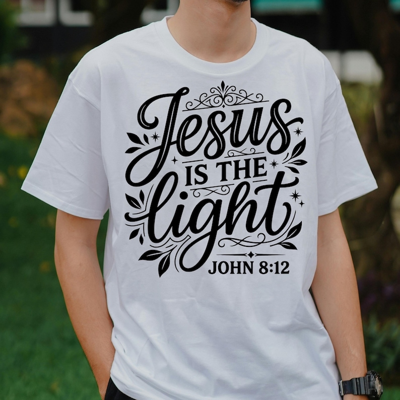Bible Scripture Svg Png Bundle, Minimal Christian Quote Svg, Religious Quotes, Jesus Svg, Bible Print, Cut Files Cricut DXF, Bible Verse Png image 2