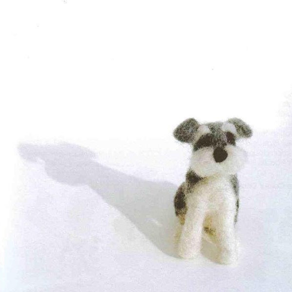 Ebook Needle Felt Pattern, English Pattern, Needle Felt Dogs, Kawaii PDF Patterns No.13