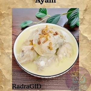 Opor Ayam Nusantara « Opor de poulet » (cuisine traditionnelle indonésienne) Recette authentique