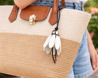 Porte-clés volant de badminton, pendentif plume sportif, accessoire de sac minimaliste, cadeau porte-clés unisexe