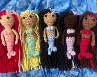 Crocheted Mermaid Doll
