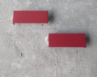 Wall lamps Minimalist lamps Spółdzielnia Rzem. Elektrotechnika Kraków 1970s