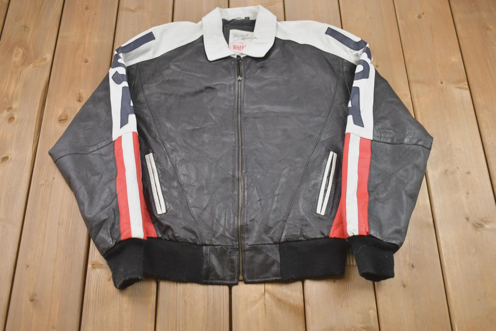 Michael Hoban Leather Usa Jackets - Etsy