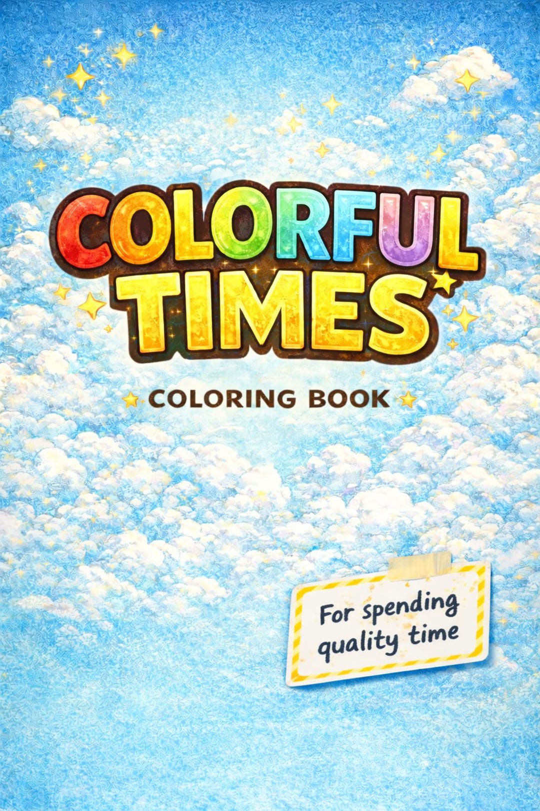 Colorful Times Coloring Book Printable - Instant Download / A4 Letter ...
