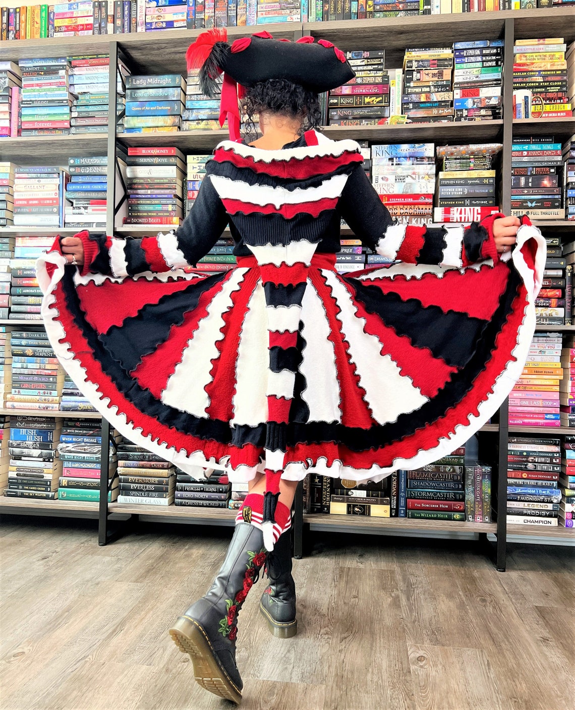 Upcycled Patchwork Coat of Recycled Sweaters – Womens Ladies Medium ...