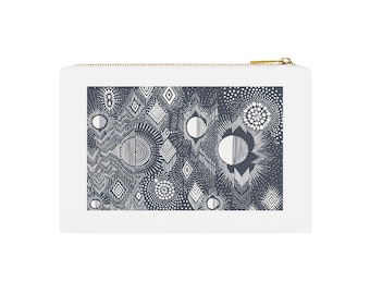 Cosmetic Bag for Women | Sacred Geometry Makeup Pouch | Travel Organizer | Gift for Her