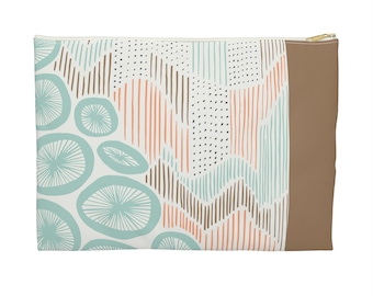 Travel Pouch for Women | Coastal Makeup Bag | Cosmetic Organizer | Gift for Her