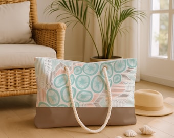 Beach Weekender Bag That Fits Everything Coastal Travel Tote