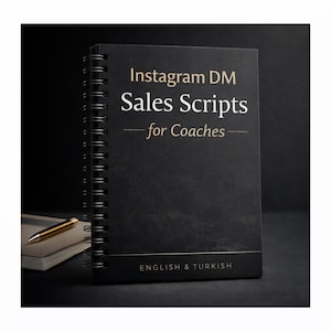 Instagram DM Sales Scripts for Coaches | 40 Scripts | EN & TR | Instant Download