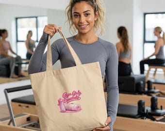 Gym Girly Essentials Tote Bag | Pilates Fitness Workout Bag