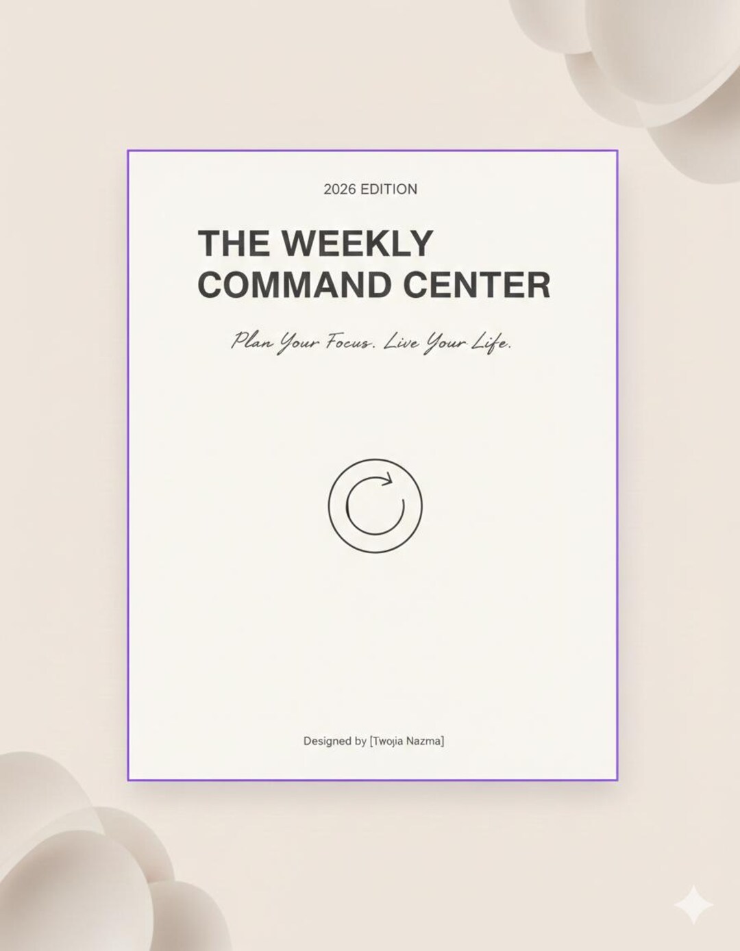 2026 Digital Weekly Planner | Minimalist Productivity System - Etsy