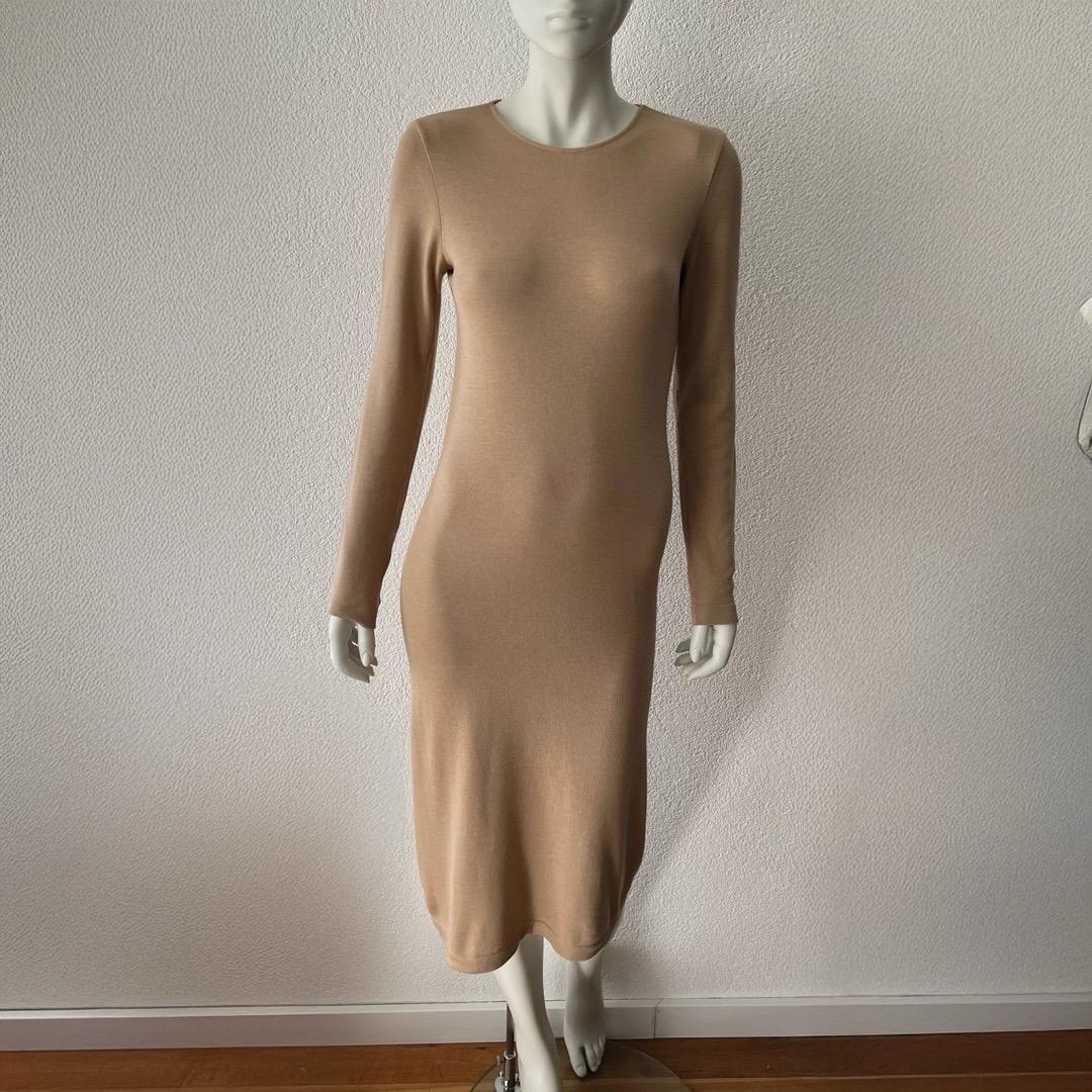 bodycon midi dress with split Buy Bow Back Ribbed Sleeveless Cutout Bodycon Dress, Green / M online at SR Store main image 1